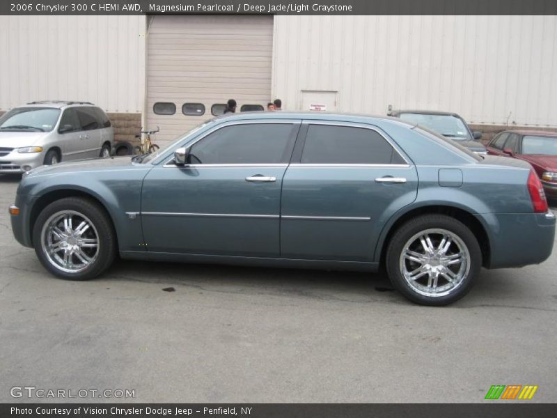 Magnesium Pearlcoat / Deep Jade/Light Graystone 2006 Chrysler 300 C HEMI AWD