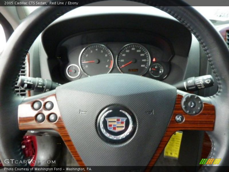 Red Line / Ebony 2005 Cadillac CTS Sedan