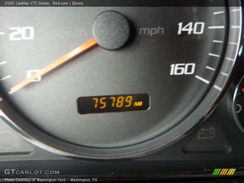 Red Line / Ebony 2005 Cadillac CTS Sedan