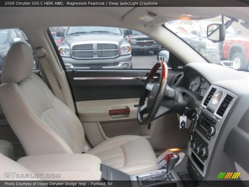 Magnesium Pearlcoat / Deep Jade/Light Graystone 2006 Chrysler 300 C HEMI AWD