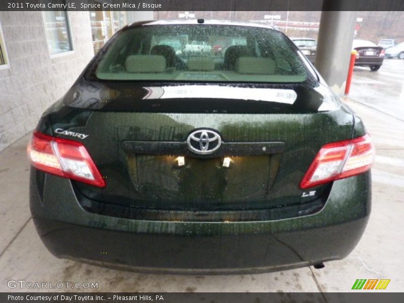 Spruce Green Mica / Bisque 2011 Toyota Camry LE