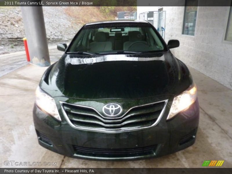 Spruce Green Mica / Bisque 2011 Toyota Camry LE