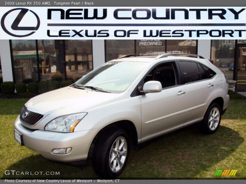 Tungsten Pearl / Black 2009 Lexus RX 350 AWD