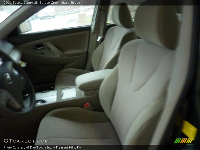 Spruce Green Mica / Bisque 2011 Toyota Camry LE