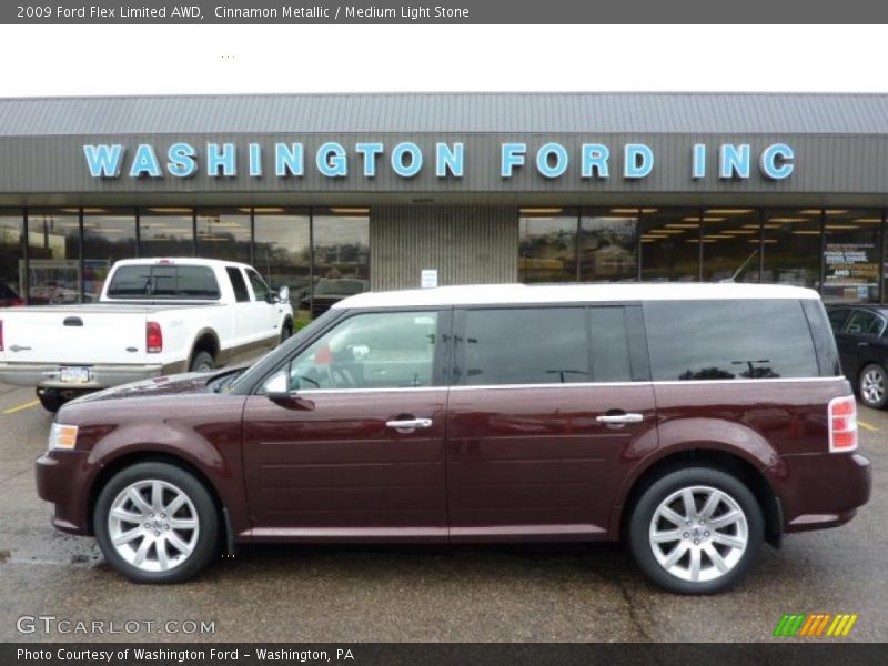 Cinnamon Metallic / Medium Light Stone 2009 Ford Flex Limited AWD