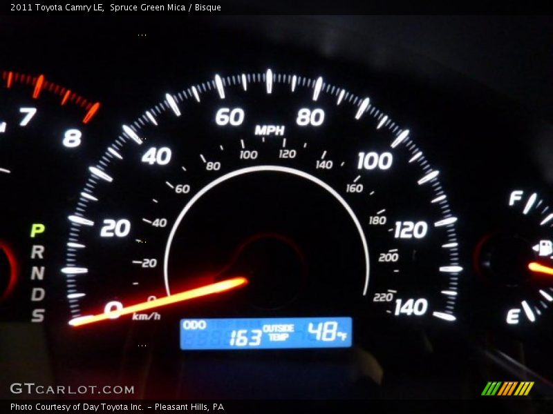 Spruce Green Mica / Bisque 2011 Toyota Camry LE