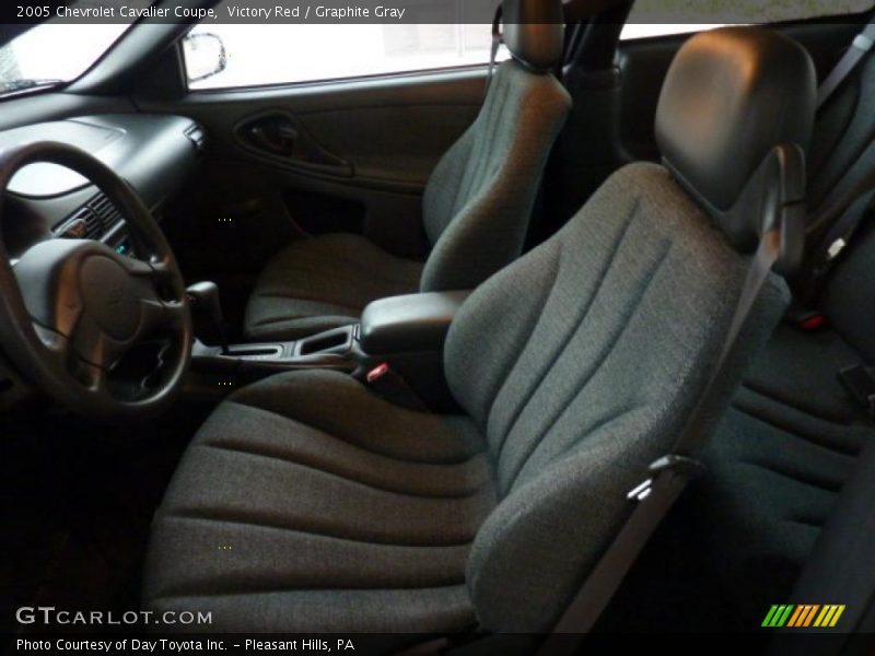 Victory Red / Graphite Gray 2005 Chevrolet Cavalier Coupe