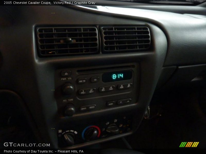 Victory Red / Graphite Gray 2005 Chevrolet Cavalier Coupe