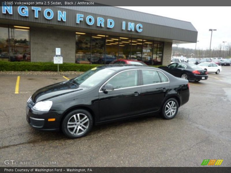 Black / Anthracite 2005 Volkswagen Jetta 2.5 Sedan