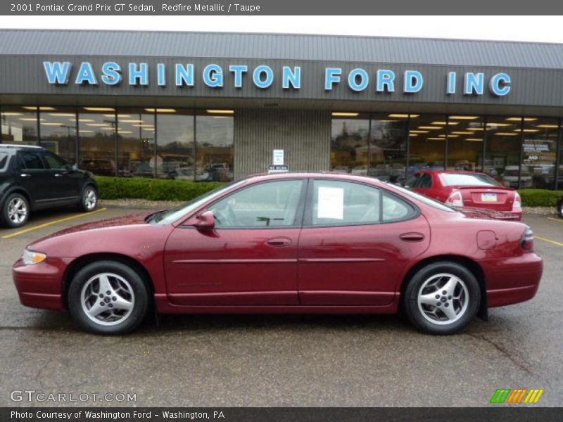 Redfire Metallic / Taupe 2001 Pontiac Grand Prix GT Sedan