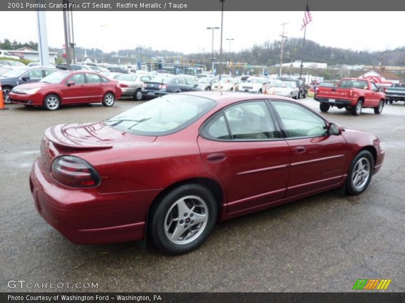Redfire Metallic / Taupe 2001 Pontiac Grand Prix GT Sedan
