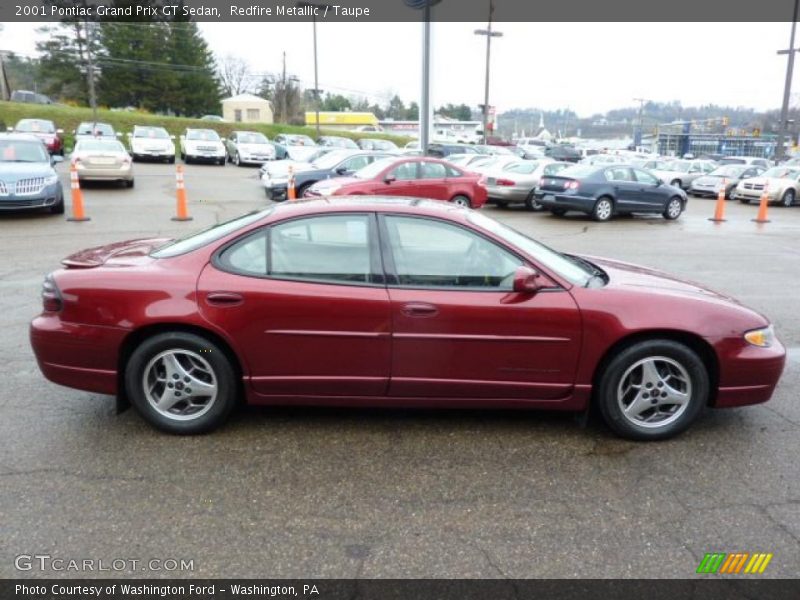 Redfire Metallic / Taupe 2001 Pontiac Grand Prix GT Sedan