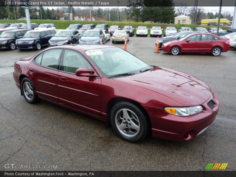 Redfire Metallic / Taupe 2001 Pontiac Grand Prix GT Sedan