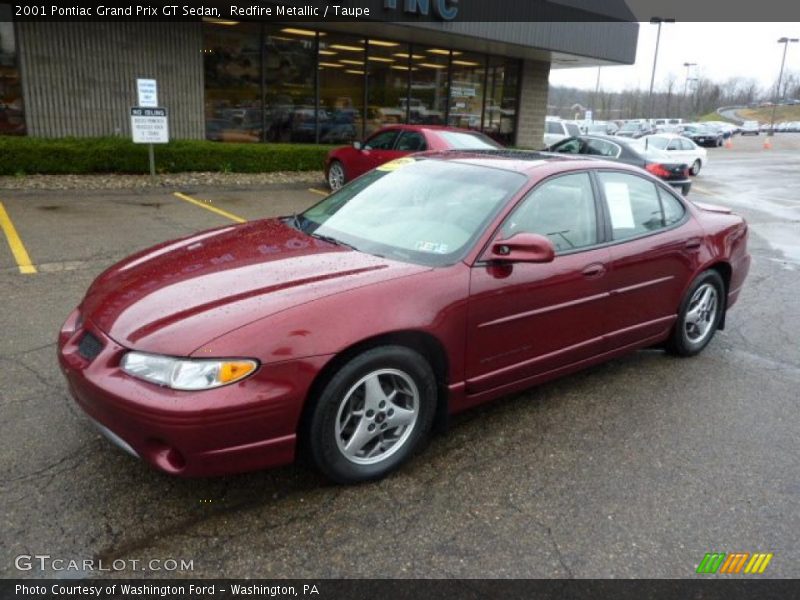 Redfire Metallic / Taupe 2001 Pontiac Grand Prix GT Sedan