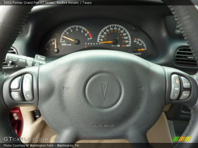 Redfire Metallic / Taupe 2001 Pontiac Grand Prix GT Sedan