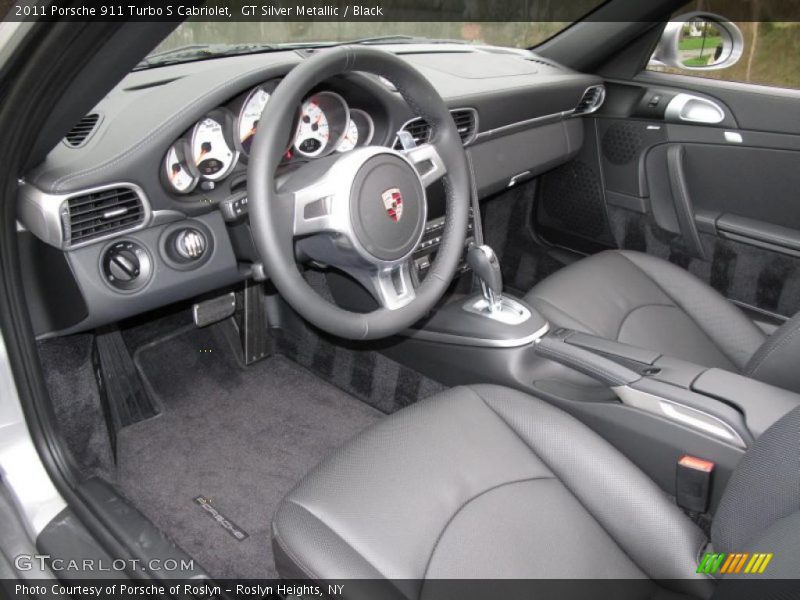 Black Interior - 2011 911 Turbo S Cabriolet 