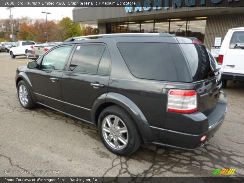 Graphite Metallic / Medium Light Stone 2008 Ford Taurus X Limited AWD