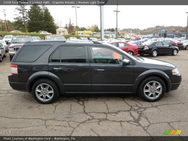 Graphite Metallic / Medium Light Stone 2008 Ford Taurus X Limited AWD