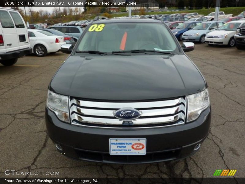 Graphite Metallic / Medium Light Stone 2008 Ford Taurus X Limited AWD