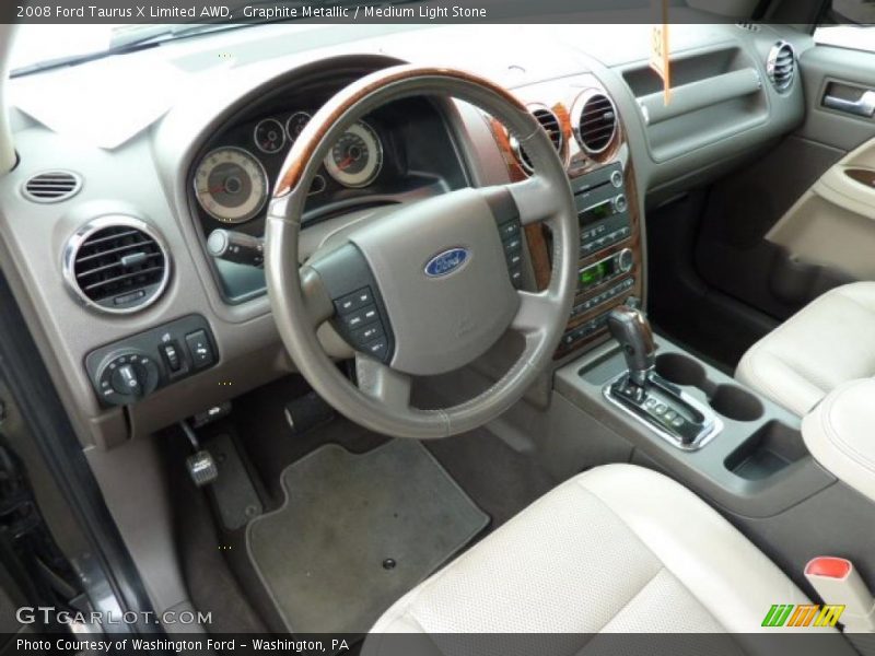 Graphite Metallic / Medium Light Stone 2008 Ford Taurus X Limited AWD