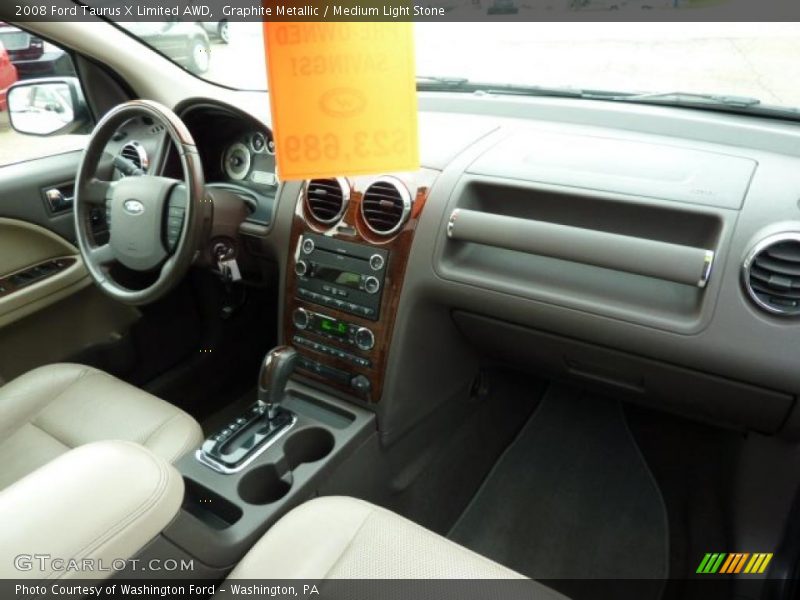 Graphite Metallic / Medium Light Stone 2008 Ford Taurus X Limited AWD