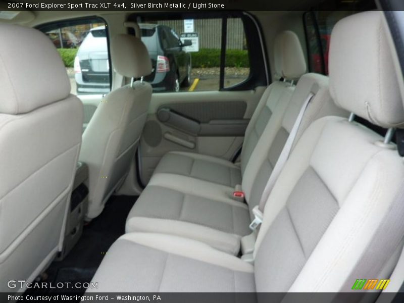 Silver Birch Metallic / Light Stone 2007 Ford Explorer Sport Trac XLT 4x4
