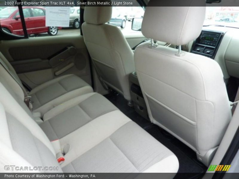 Silver Birch Metallic / Light Stone 2007 Ford Explorer Sport Trac XLT 4x4