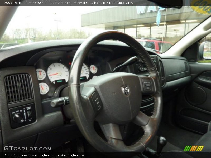 Mineral Gray Metallic / Dark Slate Gray 2005 Dodge Ram 2500 SLT Quad Cab 4x4