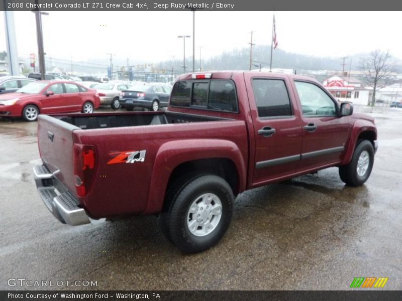 Deep Ruby Metallic / Ebony 2008 Chevrolet Colorado LT Z71 Crew Cab 4x4