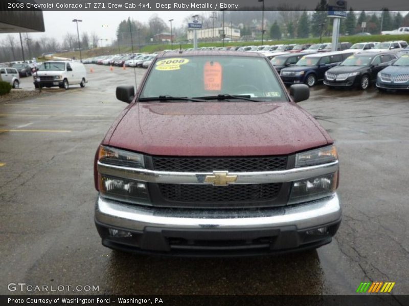 Deep Ruby Metallic / Ebony 2008 Chevrolet Colorado LT Z71 Crew Cab 4x4