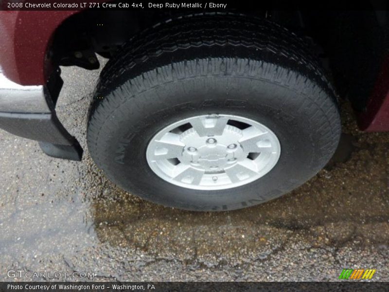Deep Ruby Metallic / Ebony 2008 Chevrolet Colorado LT Z71 Crew Cab 4x4