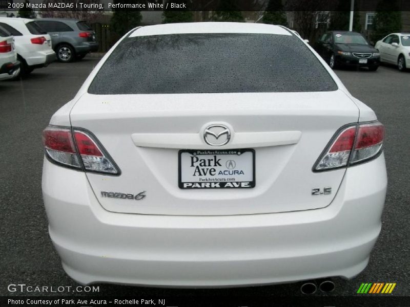Performance White / Black 2009 Mazda MAZDA6 i Touring