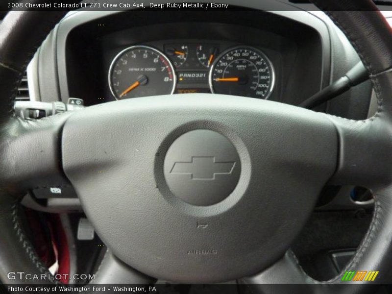 Deep Ruby Metallic / Ebony 2008 Chevrolet Colorado LT Z71 Crew Cab 4x4