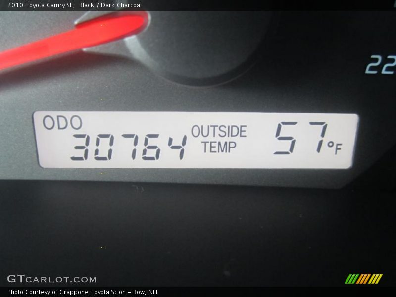 Black / Dark Charcoal 2010 Toyota Camry SE