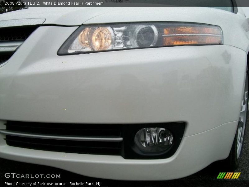 White Diamond Pearl / Parchment 2008 Acura TL 3.2