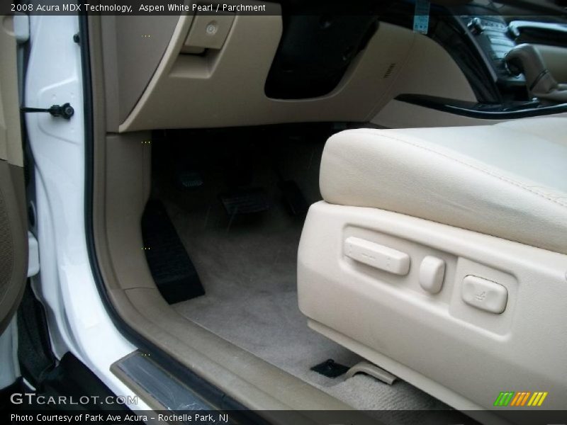 Aspen White Pearl / Parchment 2008 Acura MDX Technology