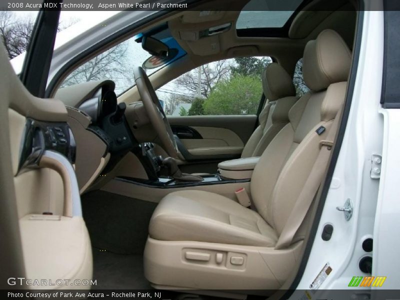 Aspen White Pearl / Parchment 2008 Acura MDX Technology