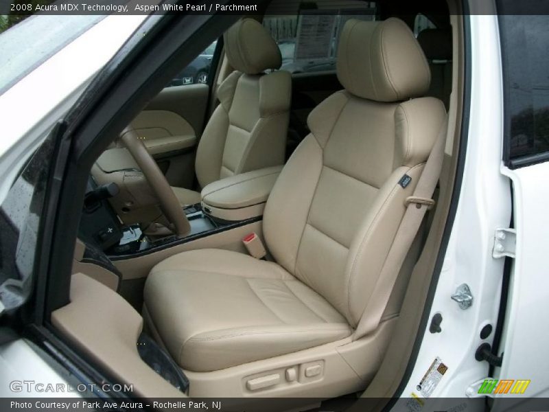 Aspen White Pearl / Parchment 2008 Acura MDX Technology