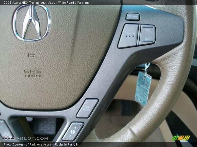 Aspen White Pearl / Parchment 2008 Acura MDX Technology