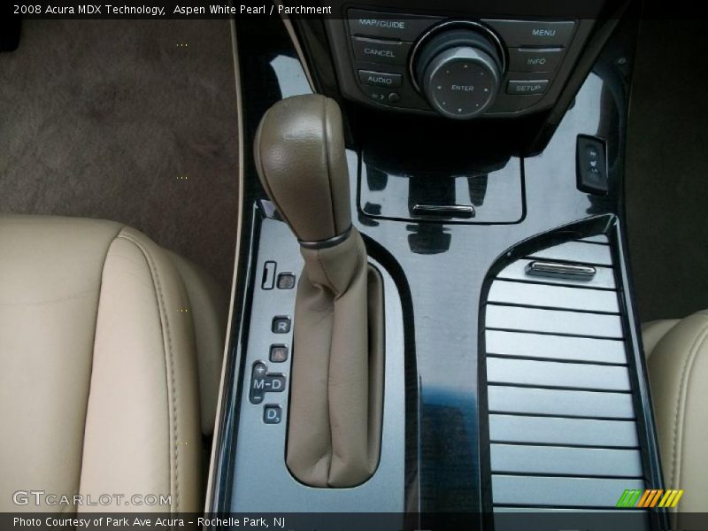 Aspen White Pearl / Parchment 2008 Acura MDX Technology