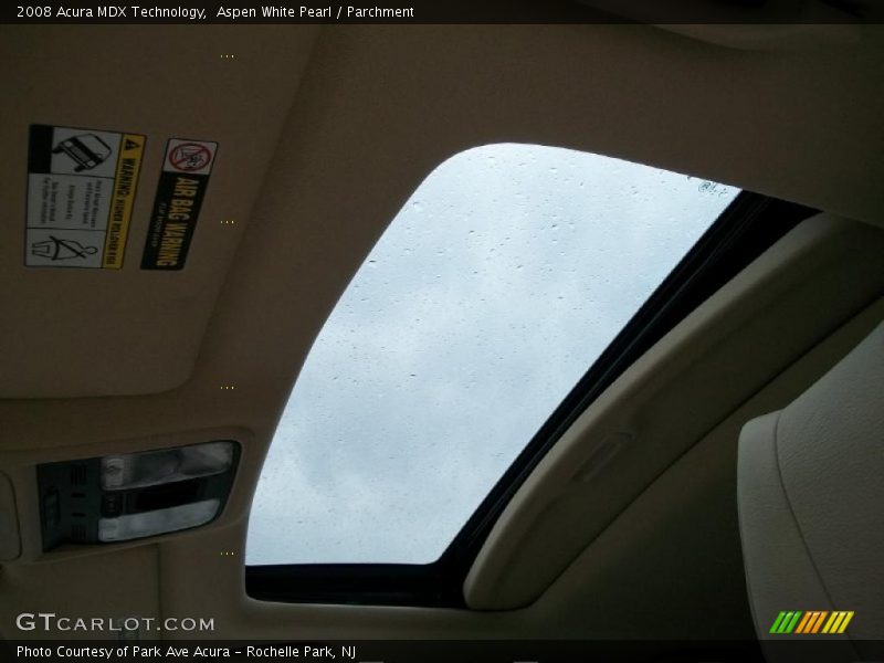 Aspen White Pearl / Parchment 2008 Acura MDX Technology