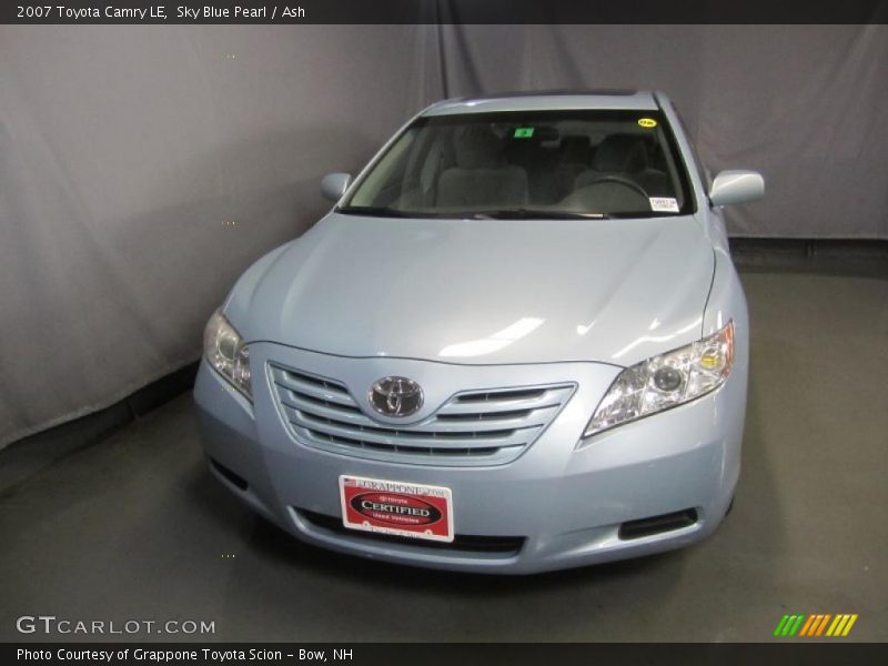 Sky Blue Pearl / Ash 2007 Toyota Camry LE