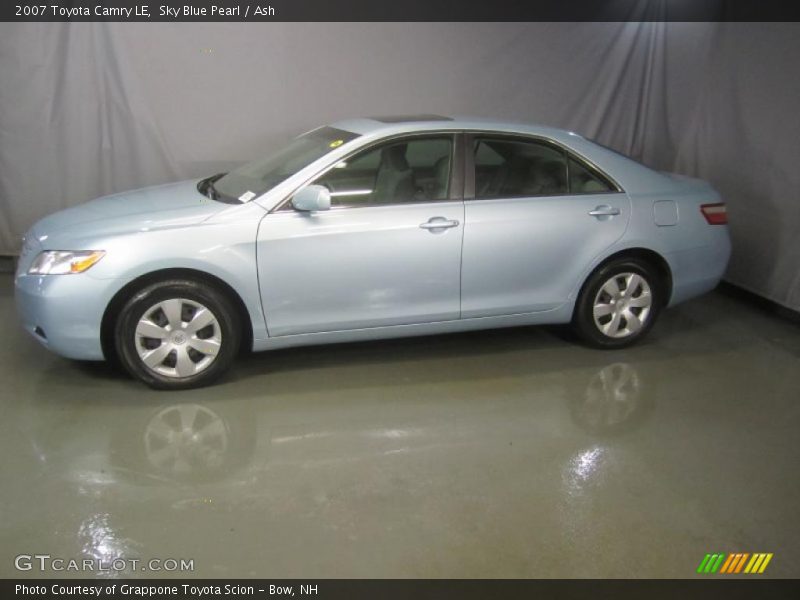 Sky Blue Pearl / Ash 2007 Toyota Camry LE