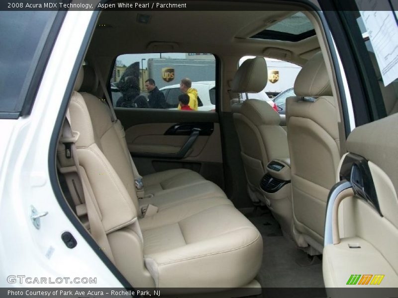Aspen White Pearl / Parchment 2008 Acura MDX Technology