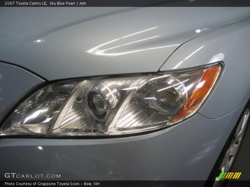 Sky Blue Pearl / Ash 2007 Toyota Camry LE