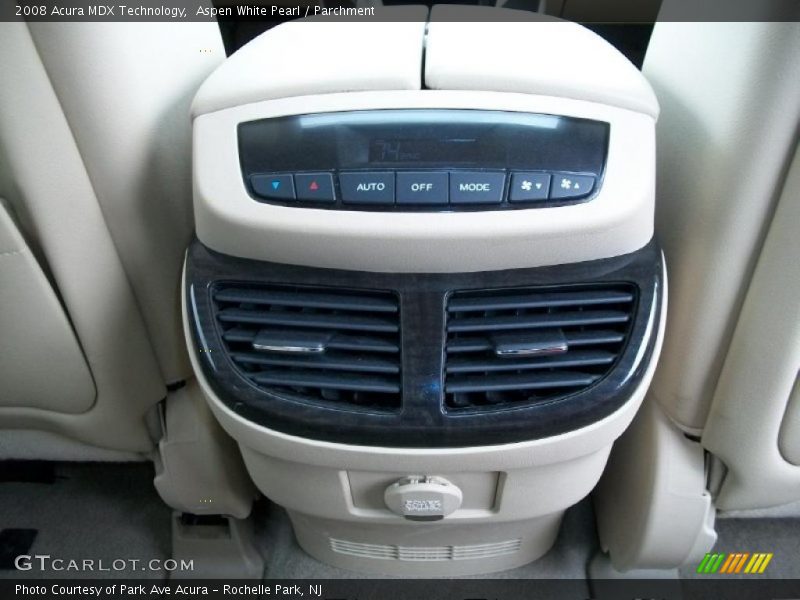 Aspen White Pearl / Parchment 2008 Acura MDX Technology