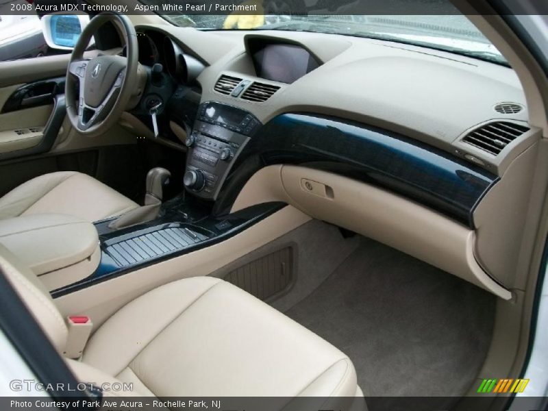 Aspen White Pearl / Parchment 2008 Acura MDX Technology