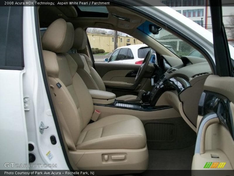 Aspen White Pearl / Parchment 2008 Acura MDX Technology