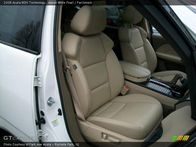 Aspen White Pearl / Parchment 2008 Acura MDX Technology