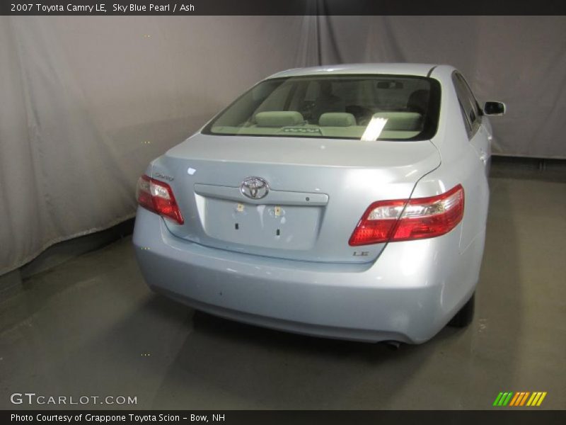 Sky Blue Pearl / Ash 2007 Toyota Camry LE